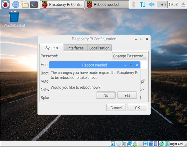 Raspberry Pi Reboot