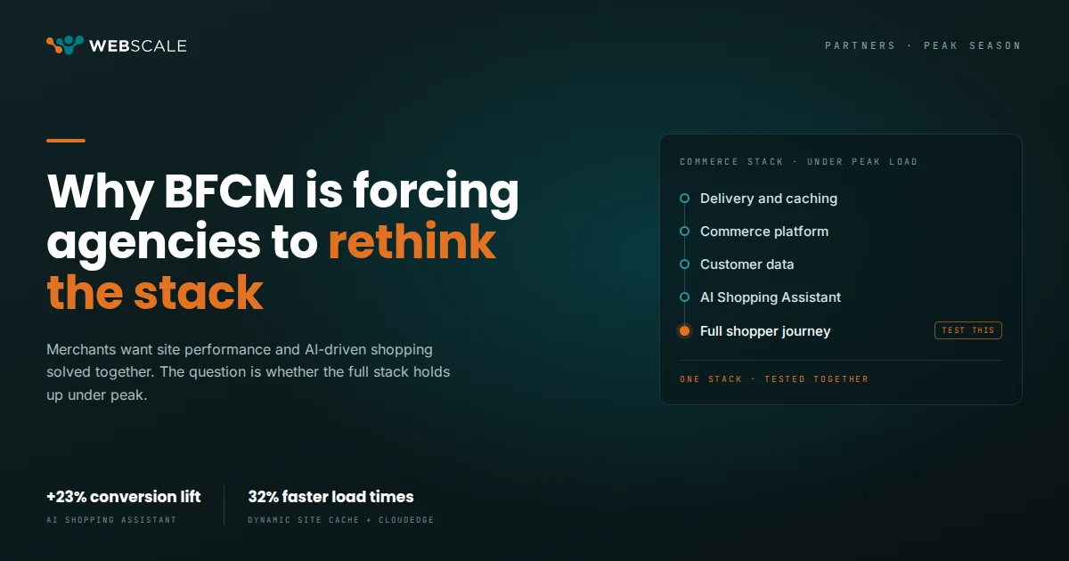 Bfcm agency commerce stack nr